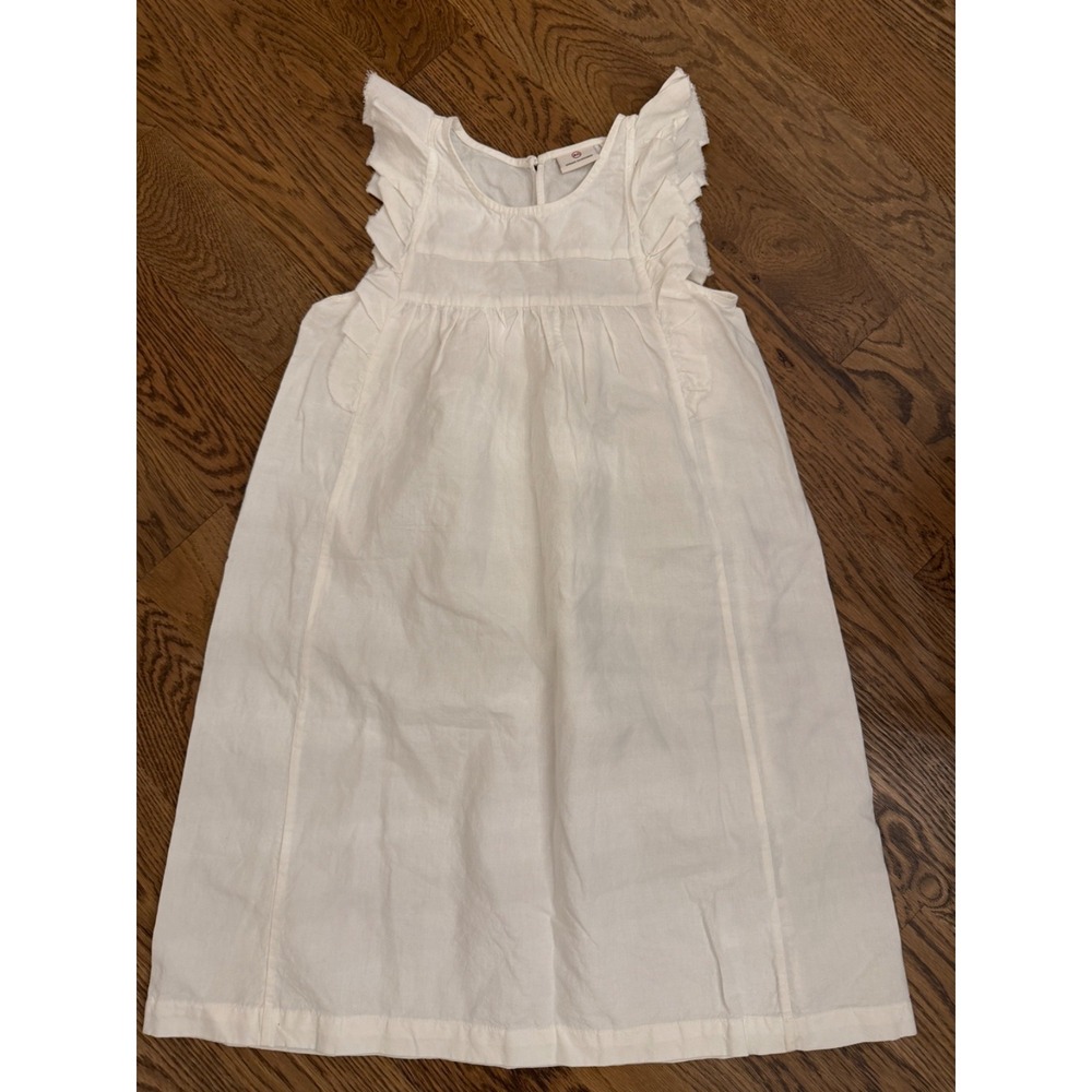 AG Adriano Goldschmied Lyla Ruffle Midi Dress White Small